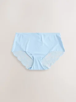 Zwart bloemenprint - 5 Niet-aftekenende slips met kanten achterkant*Next Best