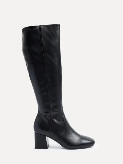 - Slate Stretch Knee High Block Heel Boots*Linzi Hot