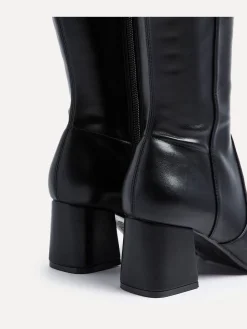- Slate Stretch Knee High Block Heel Boots*Linzi Hot