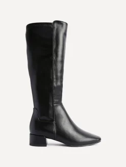 - Revolve Stretch High Leg Boot With Low Block Heel*Linzi New