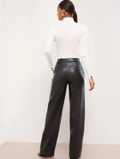 - Pintuck Tailored Wide Leg Trousers*Lipsy Discount