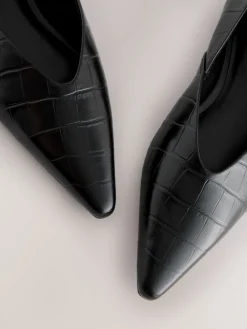 - Premium Leather Pointed Toe Ballerinas*Next Clearance