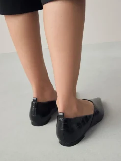 - Premium Leather Pointed Toe Ballerinas*Next Clearance