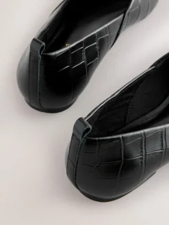 - Premium Leather Pointed Toe Ballerinas*Next Clearance