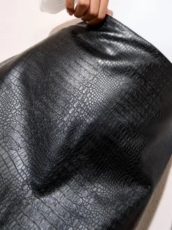 - minirok van imitatieleer*Friends Like These Clearance