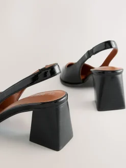 - Forever Comfort® Pointed Toe Slingback Block Heels*Next Discount