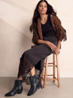 - Cowboy Block Heel Ankle Boots*Next Online