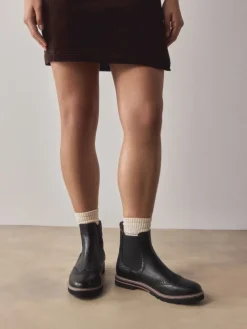 - Forever Comfort® Brogue Detail Chelsea Boots*Next Sale