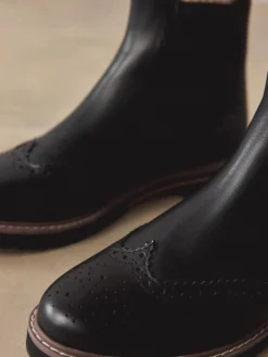 - Forever Comfort® Brogue Detail Chelsea Boots*Next Sale