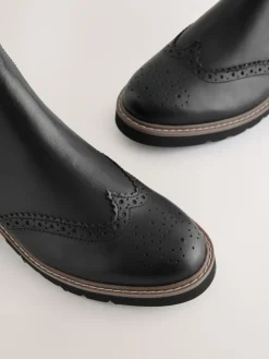 - Forever Comfort® Brogue Detail Chelsea Boots*Next Sale