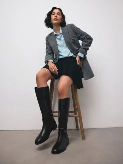 Zwart leer - Forever Comfort® Regular Foot with Wide Calf Riding Boots*Next Online