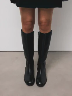 Zwart leer - Forever Comfort® Regular Foot with Wide Calf Riding Boots*Next Online