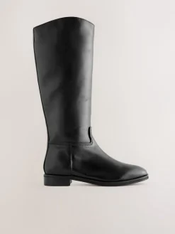 Zwart leer - Forever Comfort® Regular Foot with Wide Calf Riding Boots*Next Online