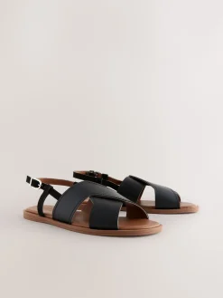 - Gestikte sandalen met hielbandje*Next Discount