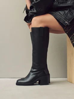 - Square Toe Chunky Knee High Boots*Next Discount