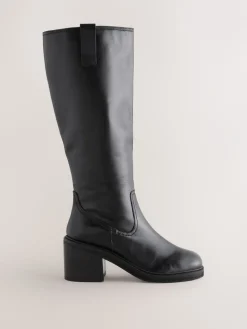 - Square Toe Chunky Knee High Boots*Next Discount