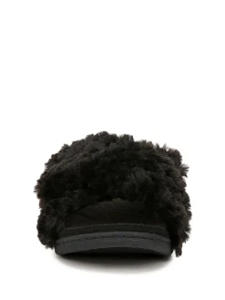 Zwart met chroom - Relax II Regular Fit pantoffels met voetboogondersteuning*Vionic Discount