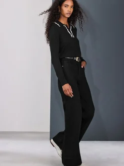 - Soft Touch Cotton Rich Frill Polo Top*Next Sale