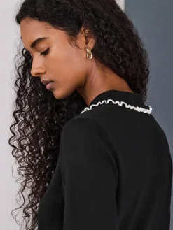 - Soft Touch Cotton Rich Frill Polo Top*Next Sale