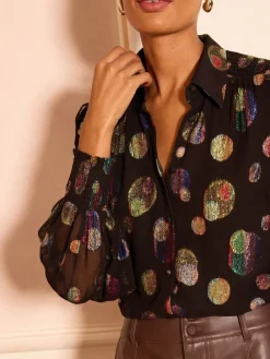 - - Overhemd met print en lange mouwen*Love & Roses