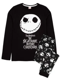 - Disney The Nightmare Before Christmas meerkleurige damespyjama met lange mouwen en pijpen van 100% katoen*Vanilla Underground Clearance