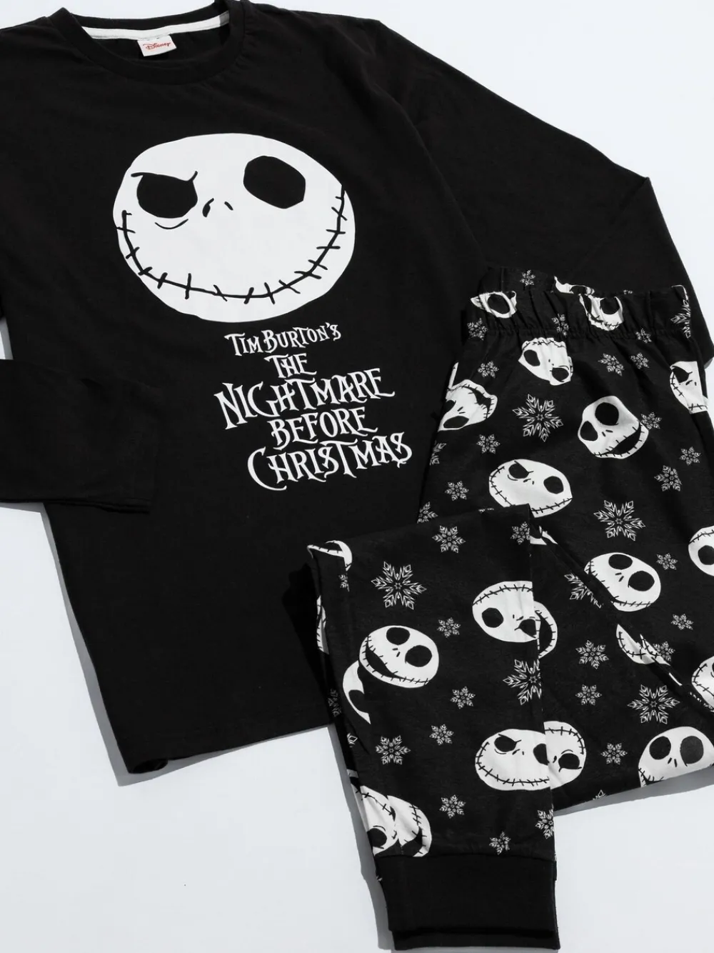 - Disney The Nightmare Before Christmas meerkleurige damespyjama met lange mouwen en pijpen van 100% katoen*Vanilla Underground Clearance