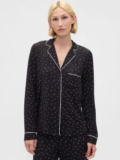 - Modal Long Sleeve Pyjama Top*Gap Online