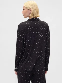 - Modal Long Sleeve Pyjama Top*Gap Online