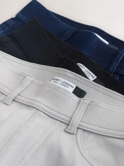 Zwart/ Rinse Blauw/ Grijs - Set van 3 lange jersey denim leggings*Next Best