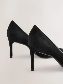 - Leren mid-court pumps*Next New