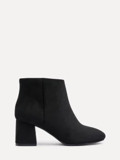 - Alba Wide Fit Block Heeled Ankle Boots*Linzi