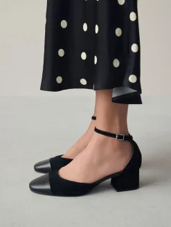 - Toe Cap Block Heels*Next Hot