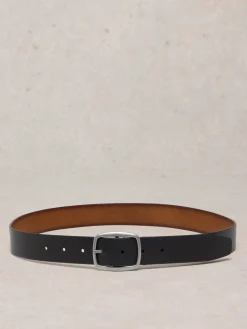 Zwart suède - Reversible Leather Belt*White Stuff Outlet