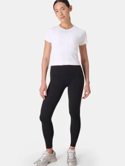 Zwart Wild met luipaardprint - Power Embossed Workout Leggings*Sweaty Betty Hot