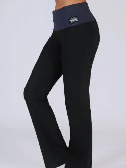 - jersey broek met vouwtailleband voor dames*Pineapple Clearance