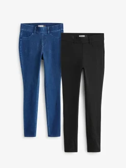 - Set van 2 lange jersey denim leggings*Next Sale
