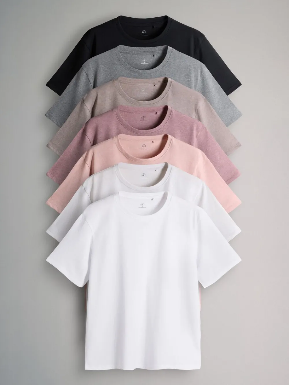 - 7 Pack Essential T-Shirts*The Set Outlet