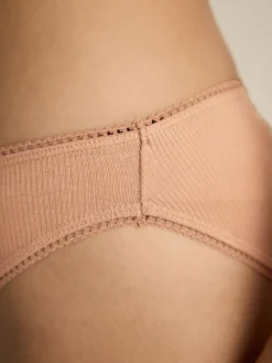 - Verpakking van 3 geribbelde katoenen slips*Next Discount