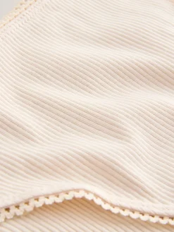 - Verpakking van 3 geribbelde katoenen slips*Next Discount