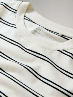 - - 3 T-shirtjurken met korte mouwen*The Set Hot