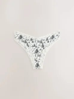 - Katoenen kanten slipjes 4 stuks*Next Hot