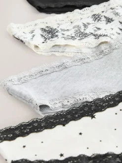 - Katoenen kanten slipjes 4 stuks*Next Hot