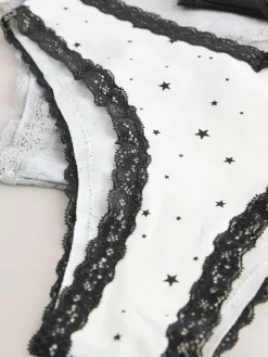 - Katoenen kanten slipjes 4 stuks*Next Hot