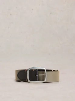 Zwarte grnd - Reversible Leather Belt*White Stuff Best