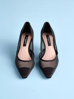 - Tabitha Simmons x Mary Grace Leather Chisel Toe Court Heels*Next Best