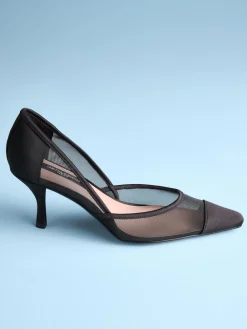 - Tabitha Simmons x Mary Grace Leather Chisel Toe Court Heels*Next Best