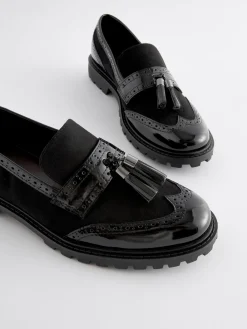 - Loafers met dikke zool met profiel en kwastjes*Next Discount