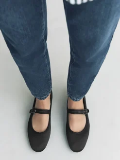 - Forever Comfort Round Toe Buckle Detail Mary Jane Shoes*Next Hot