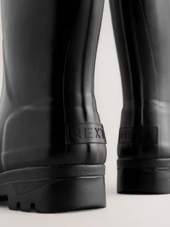 - Premium Faux Fur Lined Knee High Wellies*Next Discount