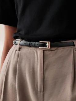 - Premium smalle riem van Italiaans leer*Next Sale